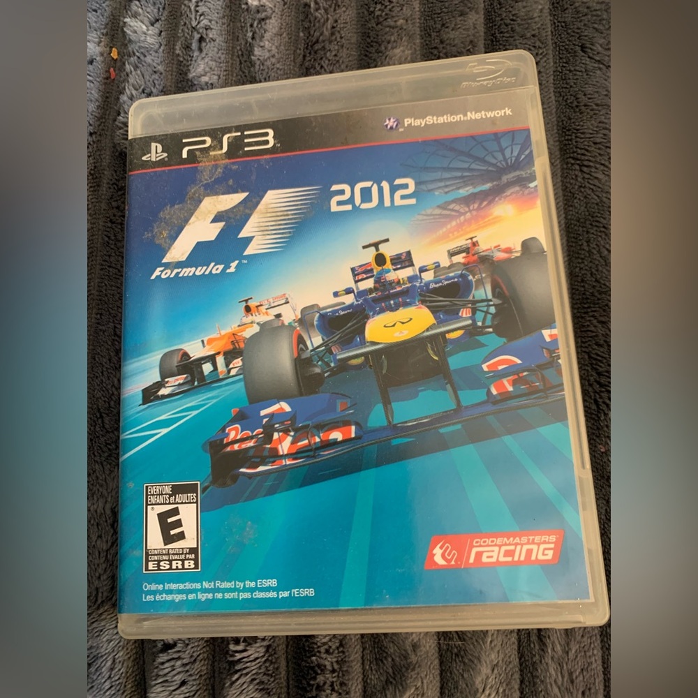 Masters F1 Formula 1 2012 for PS3 - video game
